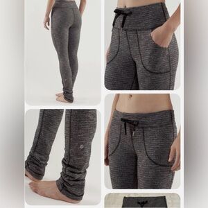 Lululemon Skinny Will Pant Heathered Slate Black Size 4
